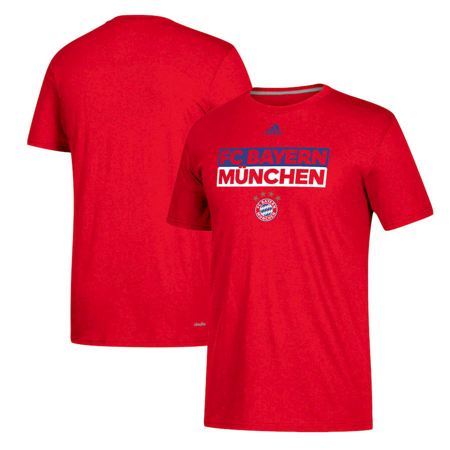 Bayern Munich adidas Box Go-To Performance T-Shirt Red